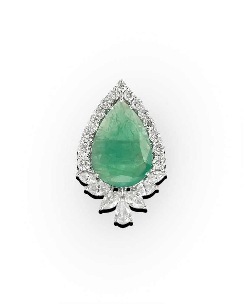 Adrija Emerald Ring Online Jewellery Shopping India | Yellow Gold 14K |  Candere by Kalyan Jewellers